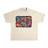Sandshell mimi floral background Urban Heavy Tee - HRA Design Shop