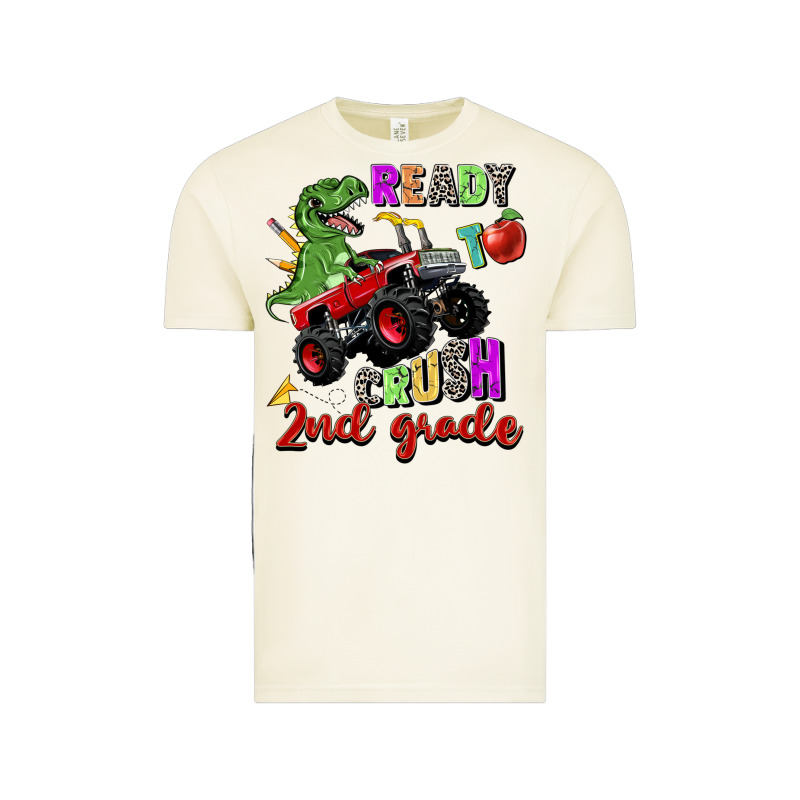 Ready To Crush 2nd Grade Vintage Tee by Zillion Design Studio | Teevron