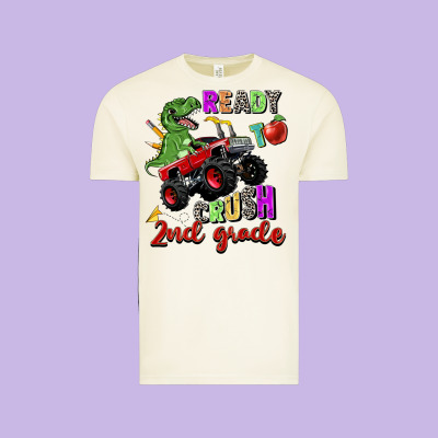 Ready To Crush 2nd Grade Vintage Tee Designed By Zillion Design Studio