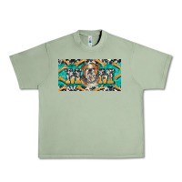 Oil Green english bulldog mom  license plate template Urban Heavy Tee - BarkalooDesign
