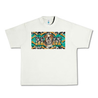 Pistachio english bulldog mom  license plate template Urban Heavy Tee - BarkalooDesign