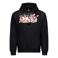 Black Nurse Floral Urban Hoodie - Bettercallsaul