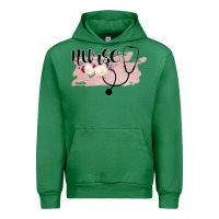 Emerald Nurse Floral Urban Hoodie - Bettercallsaul
