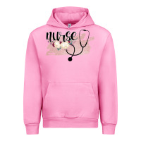 Fuchsia Pink Nurse Floral Urban Hoodie - Bettercallsaul
