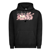 Pigment Black Nurse Floral Urban Hoodie - Bettercallsaul