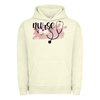 Pigment Pistachio Nurse Floral Urban Hoodie - Bettercallsaul