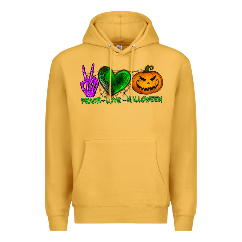 Peace Love Halloween Premium Hoodie by BundleAndBundleShop | Teevron
