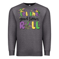 Charcoal Heather let the good times roll Premium Sweatshirt - MaliasSmallBusiness