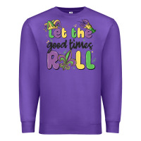 Purple let the good times roll Premium Sweatshirt - MaliasSmallBusiness