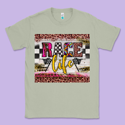 Race Life Classic Tee Designed By Jahusdesignshop