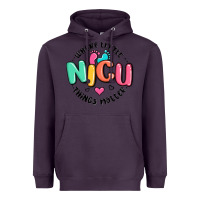 Plum nicu where little things matter Heavyweight Hoodie - MaliasSmallBusiness