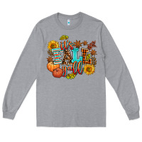 Heather Grey it's fall y'all Long Sleeve Tee - AdoDesignShop
