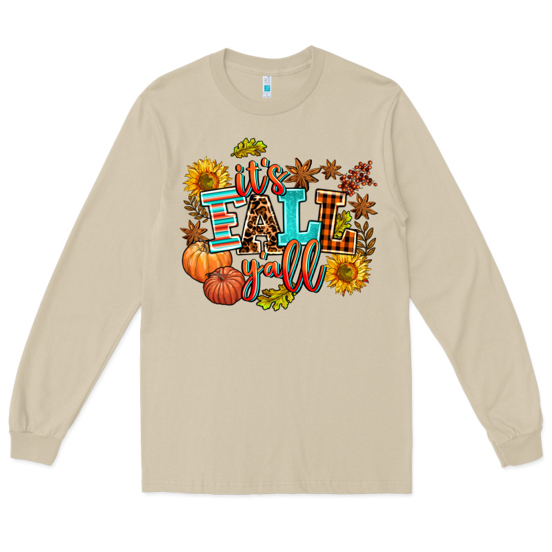 It's Fall Y'all Long Sleeve Tee by AdoDesignShop | Teevron