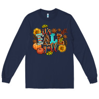 Navy it's fall y'all Long Sleeve Tee - AdoDesignShop