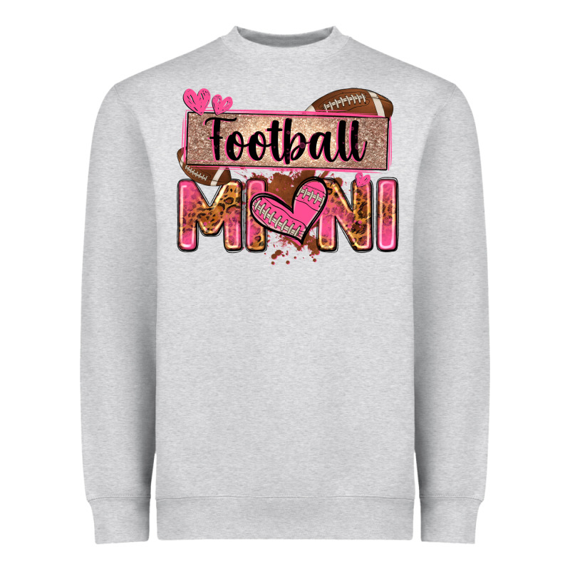 Football Mini With Leopard Heavyweight Sweatshirt by Zillion Design Studio | Teevron
