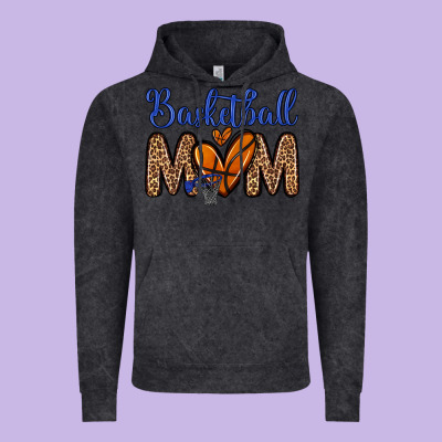 Basketball Mom Vintage Hoodie Designed By Zillion Design Studio