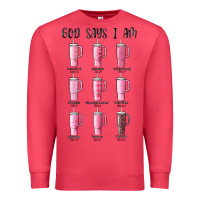 Cardinal god says i am bible verse stanley Premium Sweatshirt - MaliasSmallBusiness