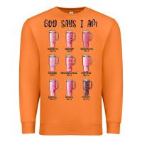 Carrot god says i am bible verse stanley Premium Sweatshirt - MaliasSmallBusiness
