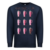 Navy god says i am bible verse stanley Premium Sweatshirt - MaliasSmallBusiness