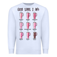 White god says i am bible verse stanley Premium Sweatshirt - MaliasSmallBusiness