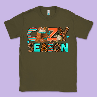Cozy Season Classic Tee Designed By Adodesignshop