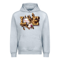 Heather Grey Love Softball Urban Hoodie - Bettercallsaul