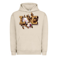 Pigment French Oak Love Softball Urban Hoodie - Bettercallsaul