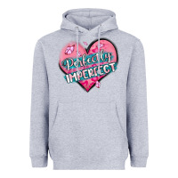 Heather Grey perfectly imperfect Heavyweight Hoodie - MaliasSmallBusiness