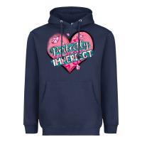 Navy perfectly imperfect Heavyweight Hoodie - MaliasSmallBusiness