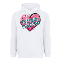 White perfectly imperfect Heavyweight Hoodie - MaliasSmallBusiness