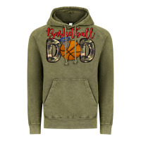 Vintage Olive basketball dad Vintage Hoodie - Zillion Design Studio