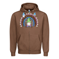 Chestnut easter gnome rainbow Zipper Hoodie - Artiststas