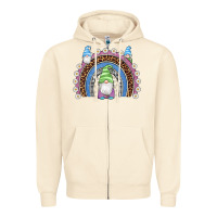 Sandshell easter gnome rainbow Zipper Hoodie - Artiststas