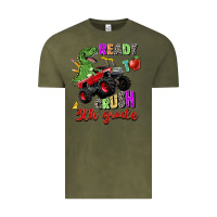 Vintage Olive ready to crush 3th grade Vintage Tee - Zillion Design Studio