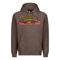 Coffee spooky  libbey glass Premium Hoodie - BundleAndBundleShop