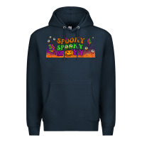 Navy spooky  libbey glass Premium Hoodie - BundleAndBundleShop