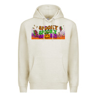 Oatmeal Heather spooky  libbey glass Premium Hoodie - BundleAndBundleShop
