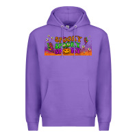 Purple spooky  libbey glass Premium Hoodie - BundleAndBundleShop