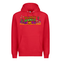 Red spooky  libbey glass Premium Hoodie - BundleAndBundleShop