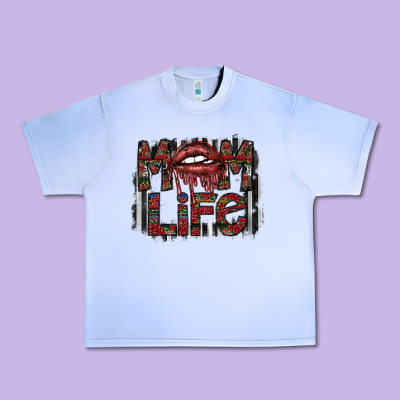 Mom Life Urban Heavy Tee Designed By Sublimationcraftshop