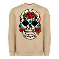 Mushroom mexican day of the dead Heavyweight Sweatshirt - texasbilliewilder