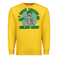Lemon dead inside but feeling lucky Premium Sweatshirt - MaliasSmallBusiness