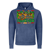 Vintage Denim nacho average teacher Vintage Hoodie - texasbilliewilder