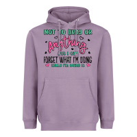 Lavender not to brag or anything but i can forget what im d Heavyweight Hoodie - MaliasSmallBusiness