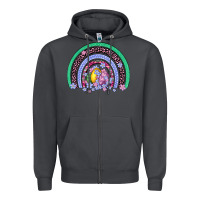 Smoke easter egg rainbow Zipper Hoodie - Artiststas