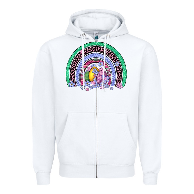 Easter Egg Rainbow Zipper Hoodie by Artiststas | Teevron