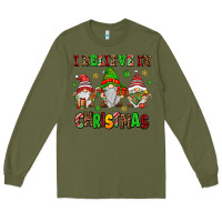 Army Green i believe in christmas Long Sleeve Tee - AdoDesignShop
