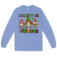 Colony Blue i believe in christmas Long Sleeve Tee - AdoDesignShop