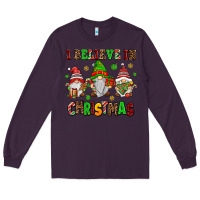 Plum i believe in christmas Long Sleeve Tee - AdoDesignShop