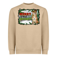Mushroom merry and bright shiba inu Heavyweight Sweatshirt - RanaPortraitStore